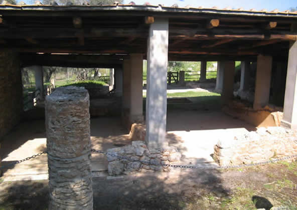 i resti delRuins of the Roman Town of Cosa